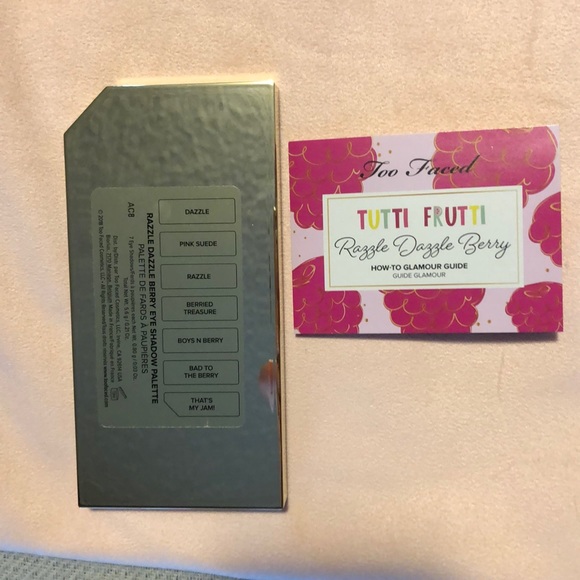 Too Faced Razzle Dazzle Berry Palette - Picture 4 of 4